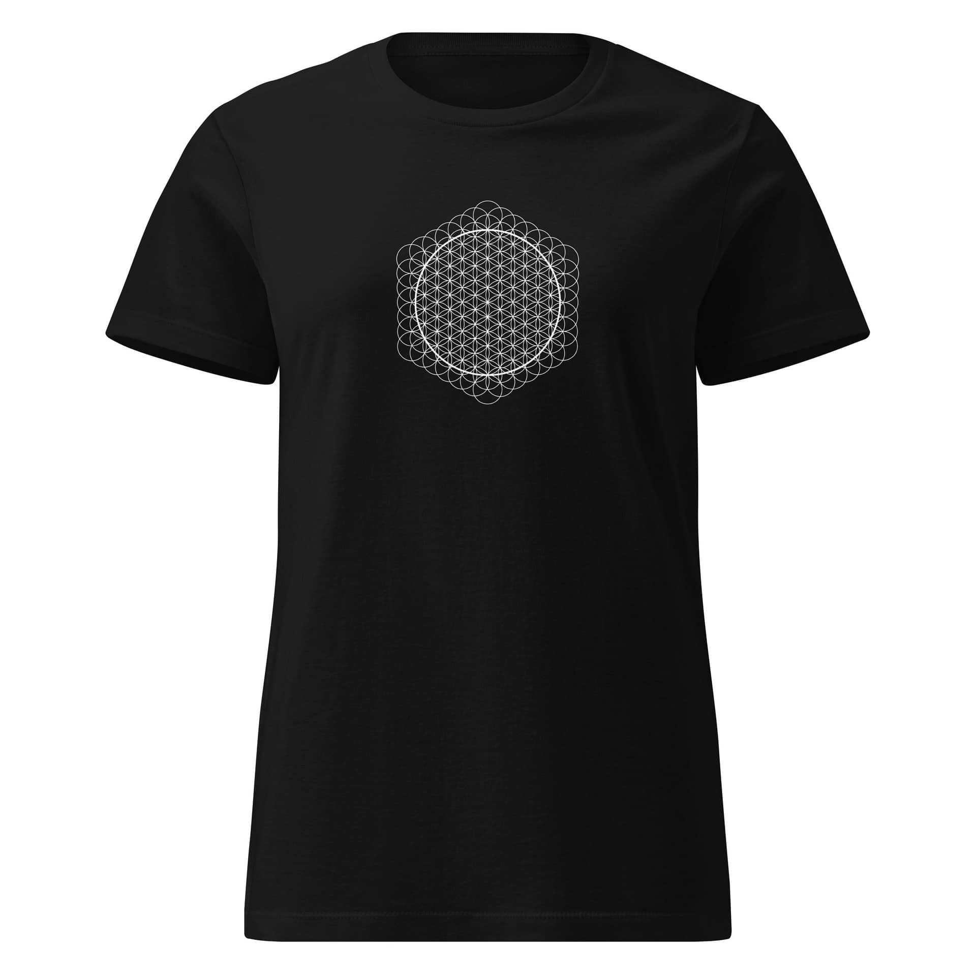 womens basic softstyle t shirt black front 67fd39b5eff0e